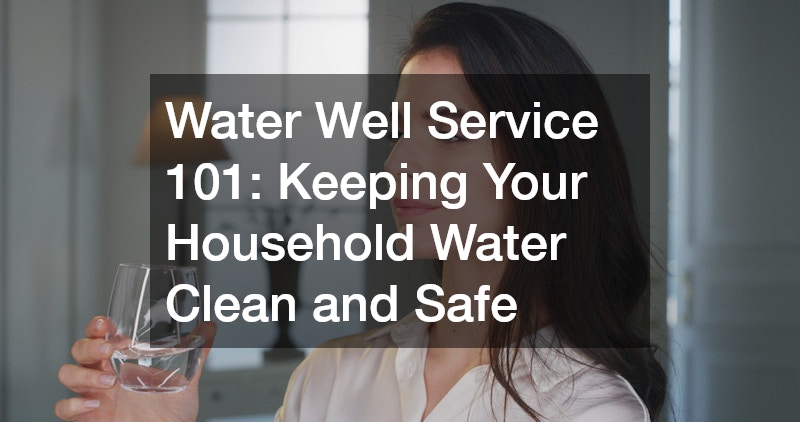 Water Well Service 101: Keeping Your Household Water Clean and Safe